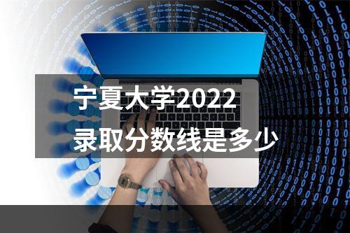 宁夏大学2022录取分数线是多少