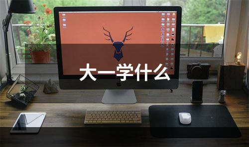 大一学什么