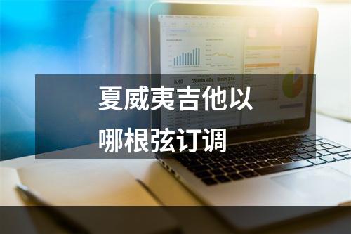 夏威夷吉他以哪根弦订调