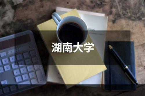 湖南大学
