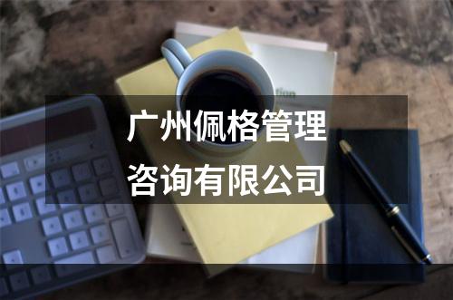 广州佩格管理咨询有限公司