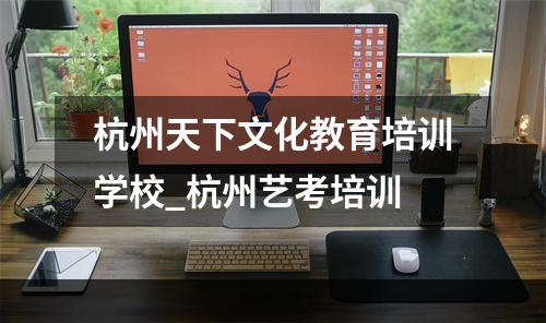 杭州天下文化教育培训学校_杭州艺考培训