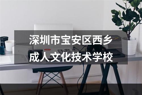 深圳市宝安区西乡成人文化技术学校