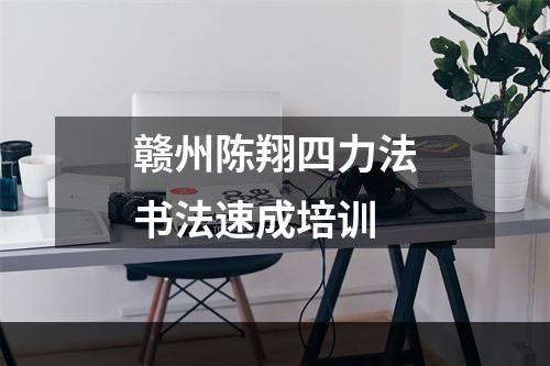 赣州陈翔四力法书法速成培训