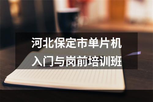 河北保定市单片机入门与岗前培训班