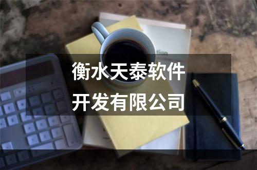 衡水天泰软件开发有限公司