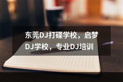 东莞DJ打碟学校，启梦DJ学校，专业DJ培训