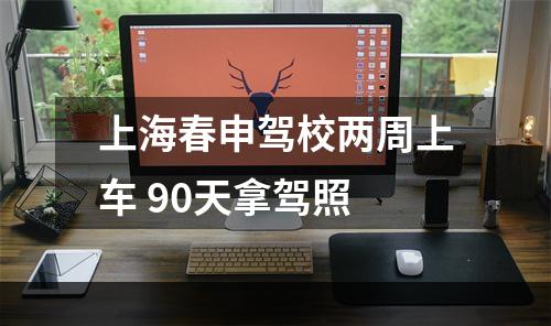 上海春申驾校两周上车 90天拿驾照