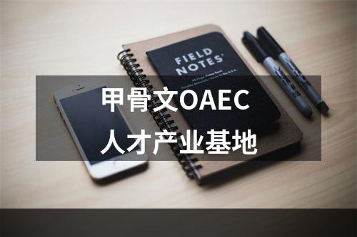 甲骨文OAEC人才产业基地