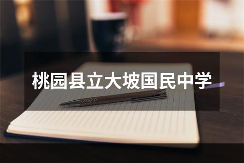 桃园县立大坡国民中学