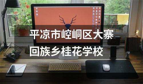 平凉市崆峒区大寨回族乡桂花学校
