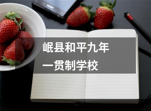 岷县和平九年一贯制学校