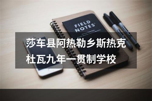 莎车县阿热勒乡斯热克杜瓦九年一贯制学校
