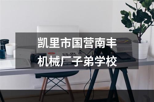 凯里市国营南丰机械厂子弟学校