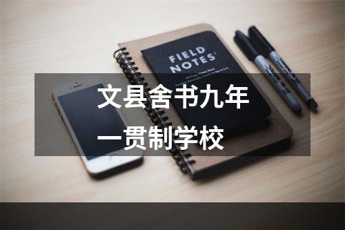 文县舍书九年一贯制学校
