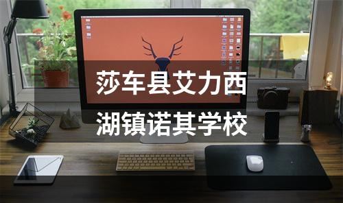 莎车县艾力西湖镇诺其学校