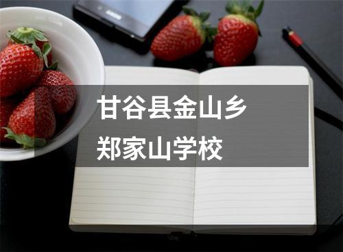 甘谷县金山乡郑家山学校