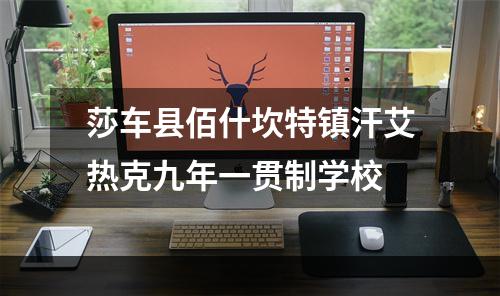 莎车县佰什坎特镇汗艾热克九年一贯制学校