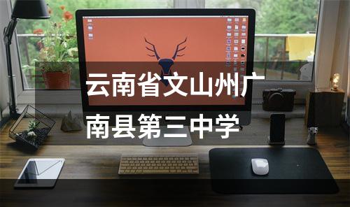 云南省文山州广南县第三中学