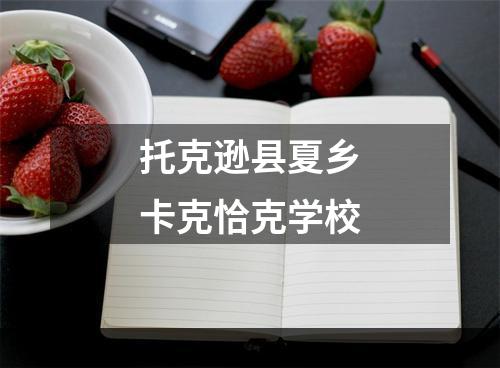 托克逊县夏乡卡克恰克学校