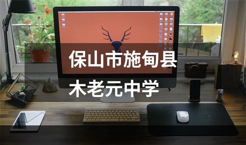 保山市施甸县木老元中学