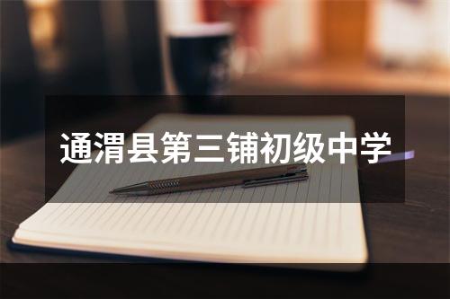 通渭县第三铺初级中学