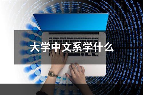 大学中文系学什么