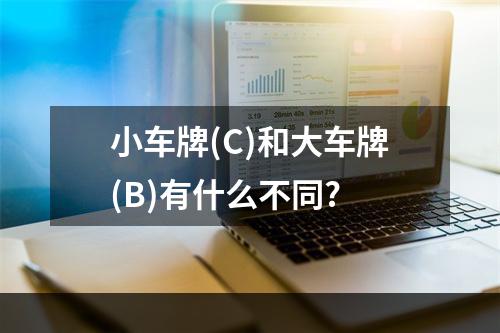 小车牌(C)和大车牌(B)有什么不同?