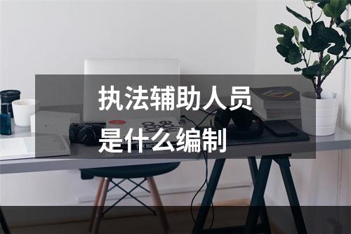 执法辅助人员是什么编制