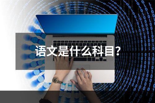 语文是什么科目？