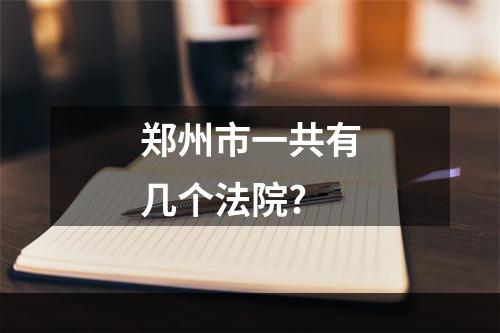 郑州市一共有几个法院?