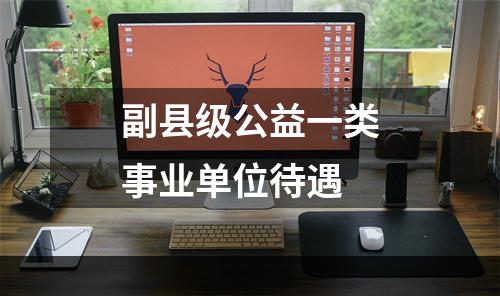 副县级公益一类事业单位待遇
