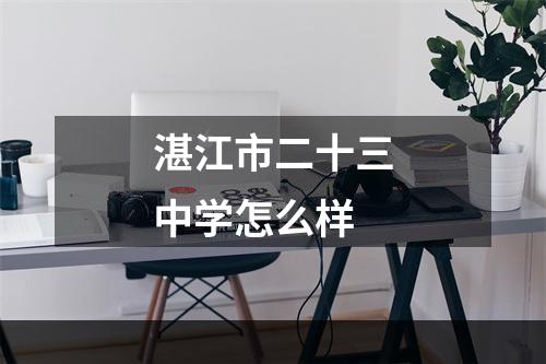 湛江市二十三中学怎么样