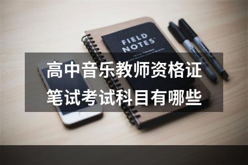 高中音乐教师资格证笔试考试科目有哪些