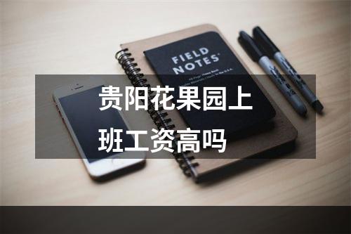 贵阳花果园上班工资高吗