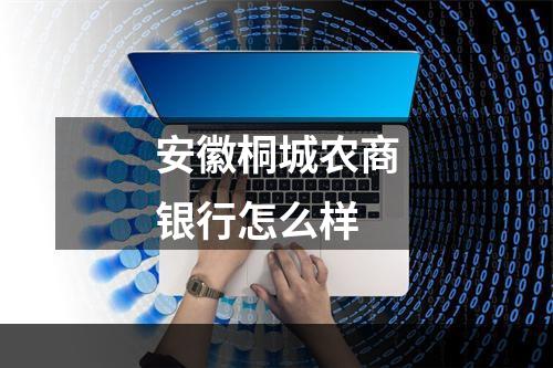 安徽桐城农商银行怎么样