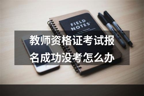 教师资格证考试报名成功没考怎么办