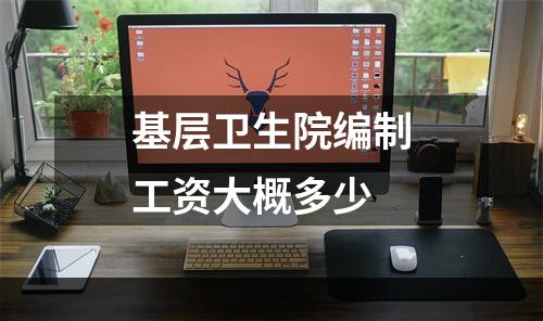 基层卫生院编制工资大概多少