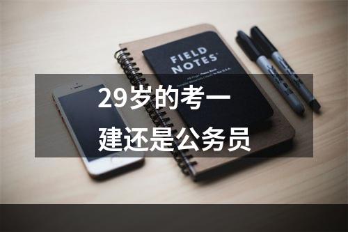 29岁的考一建还是公务员