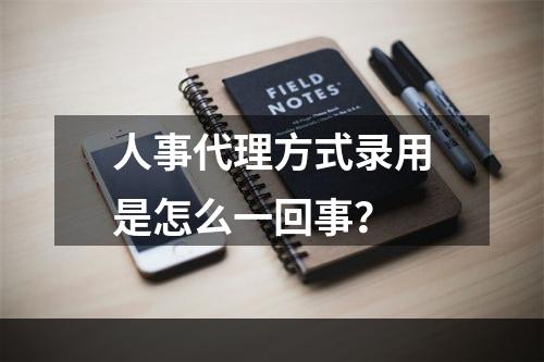人事代理方式录用是怎么一回事？