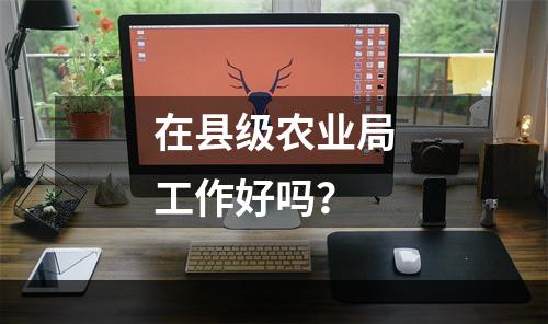 在县级农业局工作好吗？