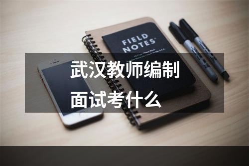 武汉教师编制面试考什么