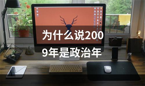 为什么说2009年是政治年