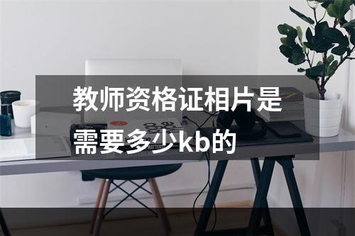 教师资格证相片是需要多少kb的