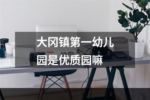 大冈镇第一幼儿园是优质园嘛