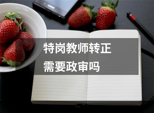 特岗教师转正需要政审吗