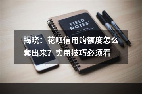 揭晓：花呗信用购额度怎么套出来？实用技巧必须看