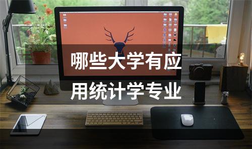 哪些大学有应用统计学专业