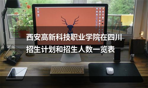 西安高新科技职业学院在四川招生计划和招生人数一览表