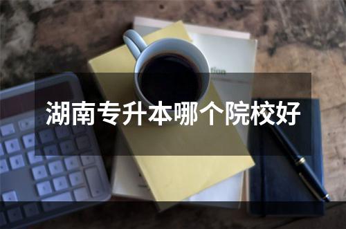 湖南专升本哪个院校好